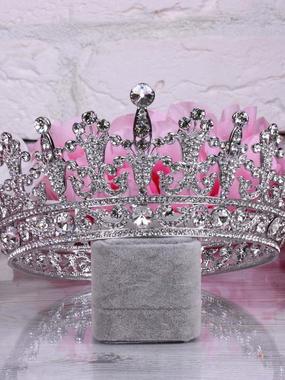 Корона Queen silver со стразами Swarovski от  1