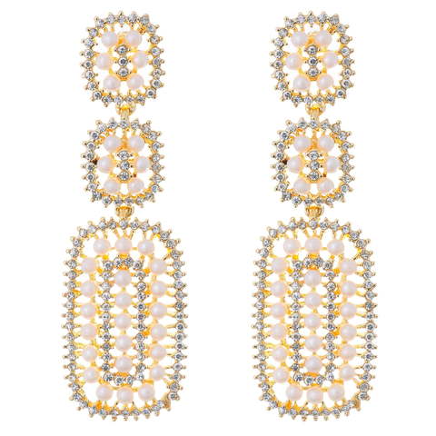 Серьги SDL11g из Позолоченная бижутерия от Love Wedding Couture 1