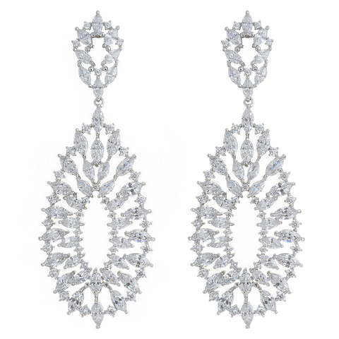 Серьги A9780 из Посеребренная бижутерия от Love Wedding Couture 1