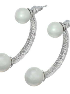 Серьги BE88341 из Посеребренная бижутерия от Love Wedding Couture 1
