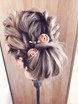 С аксессуарами / Цветами / Фатой, Пучок, С плетением, Коса / Коса-пучок от Свадебный стилист Татьяна Дидевич 1