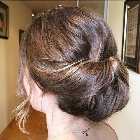 Высокие / Собранные, Пучок, Локоны / Локоны на один бок от Свадебный стилист Yanabeautym 1