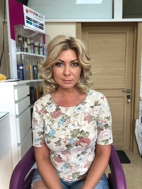 Локоны / Локоны на один бок, Распущенные от Свадебные стилисты ANLY-BEAUTY 1
