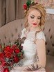 С аксессуарами / Цветами / Фатой, Пучок от Свадебный стилист Зульфия Катаева 2