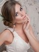 С аксессуарами / Цветами / Фатой, Пучок от Nadya Nezhinka Beauty Studio 2