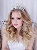 С аксессуарами / Цветами / Фатой, Распущенные, Локоны / Локоны на один бок от Свадебный стилист-визажист Арменуи Шатверян 8