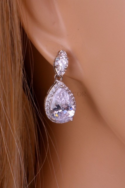 Серьги «Капелька» silver из filter_material_decorating от 1