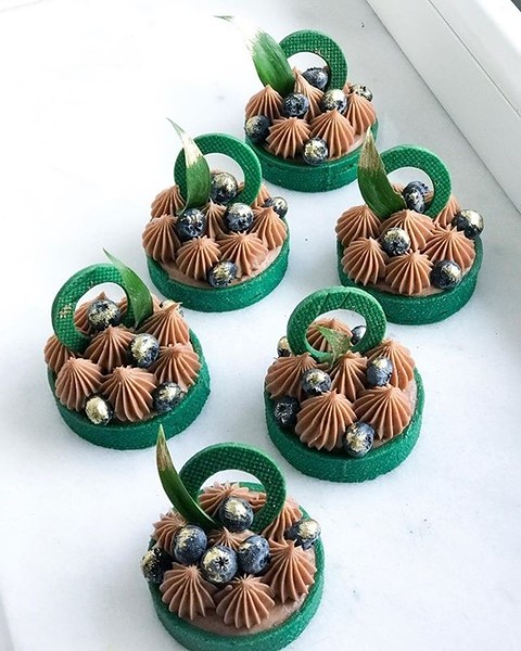 Шоколад / Коричневый, оттенки Зеленого Сладкий стол 21 от Delish Cake 1