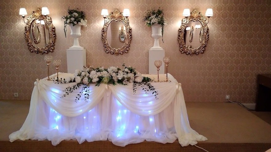Президиум / Стол молодоженов в Винтаж / Ретро от MWedding 1