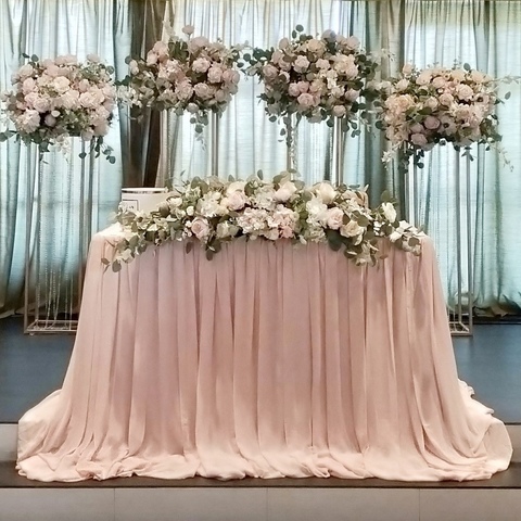 Президиум / Стол молодоженов в Шебби шик от MWedding 1