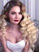 С аксессуарами / Цветами / Фатой, Волны от Anastasiya beverly hills 1