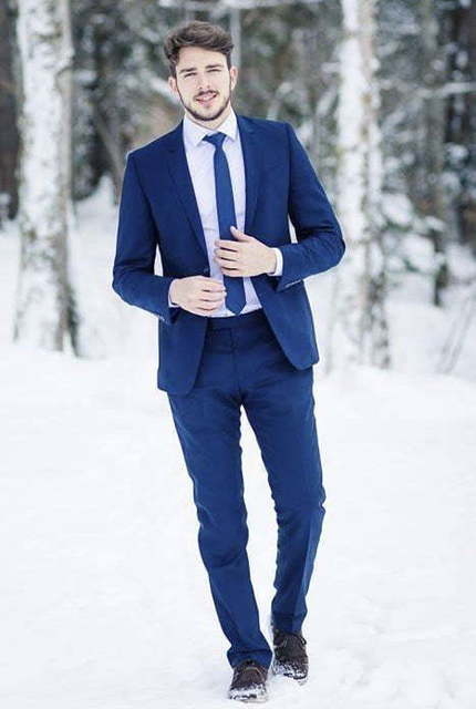 Однобортный, Двойка Свадебный костюм Nick extra slim от  1