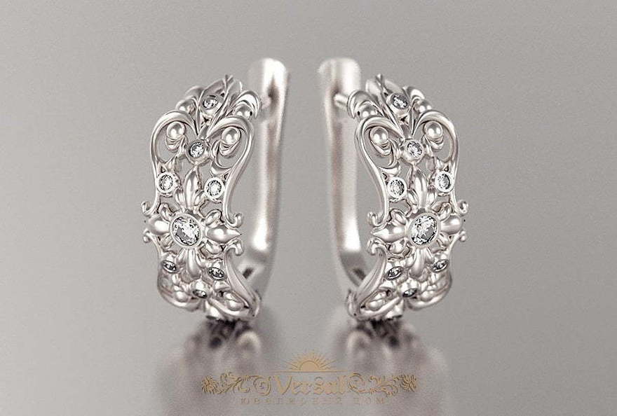 Серьги VGS0148 из Белое золото от Ювелирный Дом Версаль 1