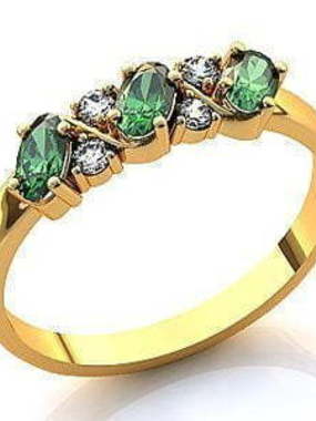 Помолвочное кольцо из Желтое золото от Ювелирный салон Jewelry & Diamonds 1