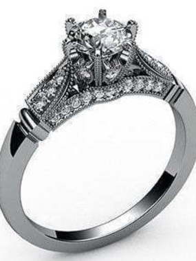 Помолвочное кольцо из Белое золото от Ювелирный салон Jewelry & Diamonds 1