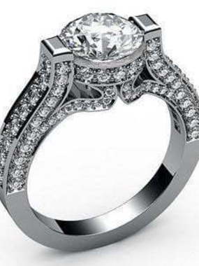 Помолвочное кольцо из Белое золото от Ювелирный салон Jewelry & Diamonds 1