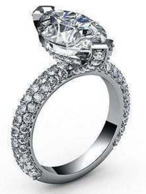 Помолвочное кольцо из Белое золото от Ювелирный салон Jewelry & Diamonds 1