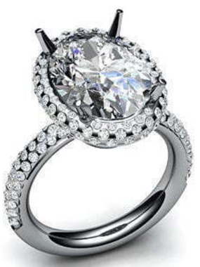 Помолвочное кольцо из Белое золото от Ювелирный салон Jewelry & Diamonds 1
