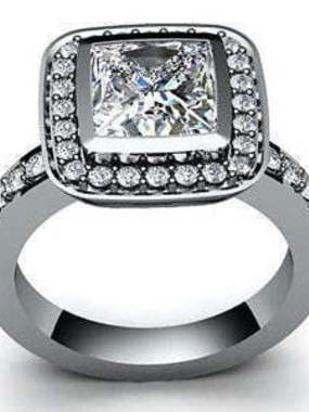 Помолвочное кольцо из Белое золото от Ювелирный салон Jewelry & Diamonds 1