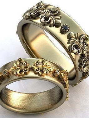 Обручальные кольца из Желтое золото от Ювелирный салон Jewelry & Diamonds 1