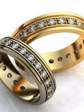 Обручальные кольца из Желтое золото от Ювелирный салон Jewelry & Diamonds 1