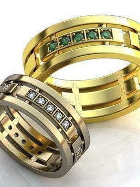 Обручальные кольца из Желтое золото от Ювелирный салон Jewelry & Diamonds 1